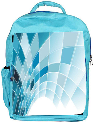 

Snoogg Eco Friendly Canvas Blue Squares Abstract Designer Backpack Rucksack School Travel Unisex Casual Canvas Bag Bookbag Satchel 5 L Backpack(Blue)