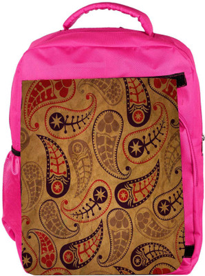 

Snoogg Eco Friendly Canvas Cream Feather Designer Backpack Rucksack School Travel Unisex Casual Canvas Bag Bookbag Satchel 5 L Backpack(Pink)