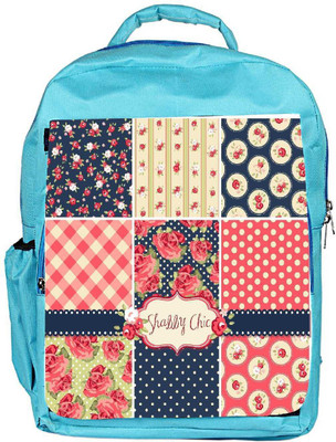 

Snoogg Eco Friendly Canvas Shabby Chic Rose Patterns And Seamless Backgrounds Backpack Rucksack School Travel Unisex Casual Canvas Bag Bookbag Satchel 5 L Backpack(Blue)