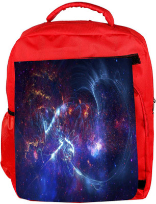 

Snoogg Eco Friendly Canvas Blue Rays Designer Backpack Rucksack School Travel Unisex Casual Canvas Bag Bookbag Satchel 5 L Backpack(Red)