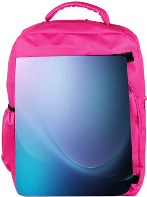 

Snoogg Eco Friendly Canvas Abstract Blue Pattern Design Designer Backpack Rucksack School Travel Unisex Casual Canvas Bag Bookbag Satchel 5 L Backpack(Pink)