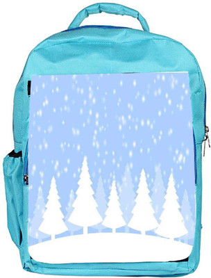 

Snoogg Eco Friendly Canvas Snow Time 2374 Backpack Rucksack School Travel Unisex Casual Canvas Bag Bookbag Satchel 5 L Backpack(Blue)