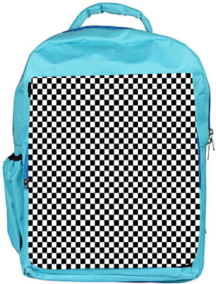 

Snoogg Eco Friendly Canvas Abstract Chess Pattern Designer Backpack Rucksack School Travel Unisex Casual Canvas Bag Bookbag Satchel 5 L Backpack(Blue)