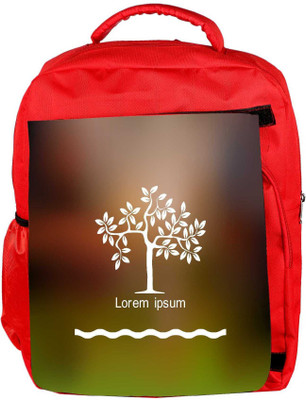 

Snoogg Eco Friendly Canvas Stylized Tree Backpack Rucksack School Travel Unisex Casual Canvas Bag Bookbag Satchel 5 L Backpack(Red)