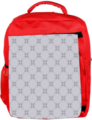 

Snoogg Eco Friendly Canvas Lite Grey Pattern Designer Backpack Rucksack School Travel Unisex Casual Canvas Bag Bookbag Satchel 5 L Backpack(Red)