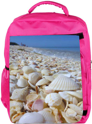 

Snoogg Eco Friendly Canvas Perfect Beach Backpack Rucksack School Travel Unisex Casual Canvas Bag Bookbag Satchel 5 L Backpack(Pink)