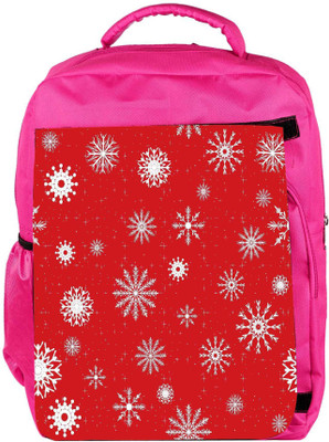 

Snoogg Eco Friendly Canvas Red Spring Designer Backpack Rucksack School Travel Unisex Casual Canvas Bag Bookbag Satchel 5 L Backpack(Pink)