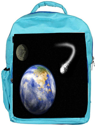 

Snoogg Eco Friendly Canvas Comet Heading For Earth Backpack Rucksack School Travel Unisex Casual Canvas Bag Bookbag Satchel 5 L Backpack(Blue)