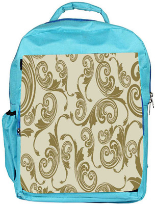 

Snoogg Eco Friendly Canvas Abstract Green Pattern Designer Backpack Rucksack School Travel Unisex Casual Canvas Bag Bookbag Satchel 5 L Backpack(Blue)