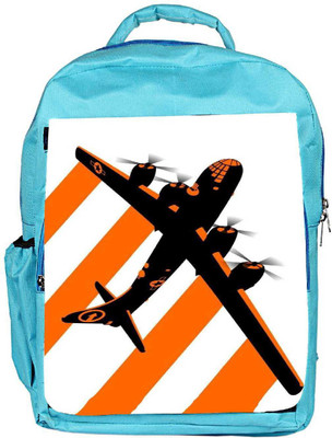 

Snoogg Eco Friendly Canvas Orange Smoke Plan 2509 Backpack Rucksack School Travel Unisex Casual Canvas Bag Bookbag Satchel 5 L Backpack(Blue)