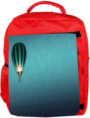 

Snoogg Eco Friendly Canvas Parachute Balloons Designer Backpack Rucksack School Travel Unisex Casual Canvas Bag Bookbag Satchel 5 L Backpack(Red)