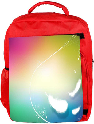 

Snoogg Eco Friendly Canvas White Feather Designer Backpack Rucksack School Travel Unisex Casual Canvas Bag Bookbag Satchel 5 L Backpack(Red)