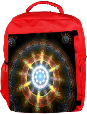 

Snoogg Eco Friendly Canvas Trippy Designer Backpack Rucksack School Travel Unisex Casual Canvas Bag Bookbag Satchel 5 L Backpack(Red)