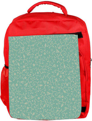 

Snoogg Eco Friendly Canvas Blue Pattern Designer Backpack Rucksack School Travel Unisex Casual Canvas Bag Bookbag Satchel 5 L Backpack(Red)