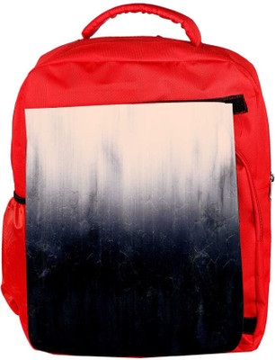 

Snoogg Eco Friendly Canvas Abstract Wall Designer Backpack Rucksack School Travel Unisex Casual Canvas Bag Bookbag Satchel 5 L Backpack(Red)