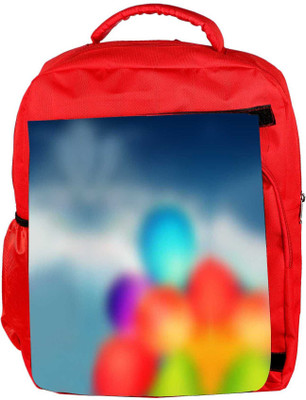 

Snoogg Eco Friendly Canvas Air Balloons Backpack Rucksack School Travel Unisex Casual Canvas Bag Bookbag Satchel 5 L Backpack(Red)