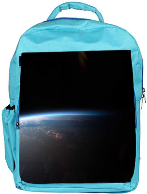 

Snoogg Eco Friendly Canvas Satelite And Earth Designer Backpack Rucksack School Travel Unisex Casual Canvas Bag Bookbag Satchel 5 L Backpack(Blue)
