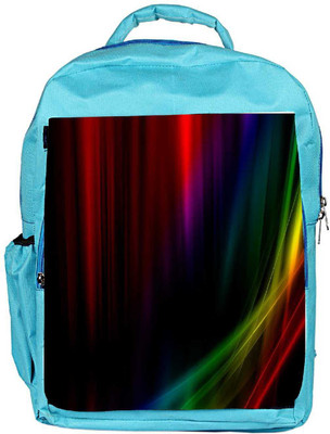 

Snoogg Eco Friendly Canvas Abstract Design Designer Backpack Rucksack School Travel Unisex Casual Canvas Bag Bookbag Satchel 5 L Backpack(Blue)