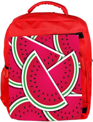 

Snoogg Eco Friendly Canvas Watermelon Wedge Background Card In Vector Format Backpack Rucksack School Travel Unisex Casual Canvas Bag Bookbag Satchel 5 L Backpack(Red)