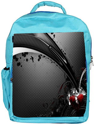 

Snoogg Eco Friendly Canvas Abstarct Grey Patytern Design Designer Backpack Rucksack School Travel Unisex Casual Canvas Bag Bookbag Satchel 5 L Backpack(Blue)