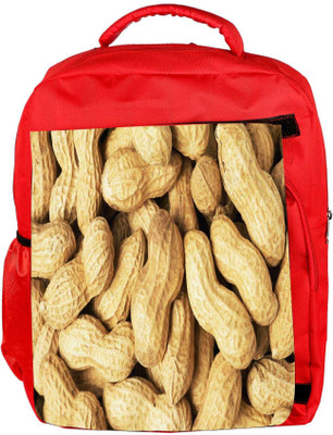

Snoogg Eco Friendly Canvas Peanuts Designer Backpack Rucksack School Travel Unisex Casual Canvas Bag Bookbag Satchel 5 L Backpack(Red)