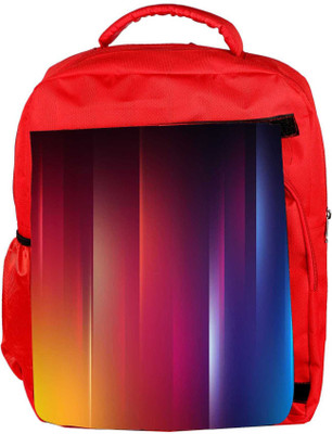 

Snoogg Eco Friendly Canvas Red And Blue Design Designer Backpack Rucksack School Travel Unisex Casual Canvas Bag Bookbag Satchel 5 L Backpack(Red)