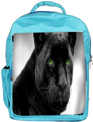 

Snoogg Eco Friendly Canvas Black Tiger Designer Backpack Rucksack School Travel Unisex Casual Canvas Bag Bookbag Satchel 5 L Backpack(Blue)