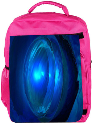 

Snoogg Eco Friendly Canvas Deep Blue Jewel Designer Backpack Rucksack School Travel Unisex Casual Canvas Bag Bookbag Satchel 5 L Backpack(Pink)