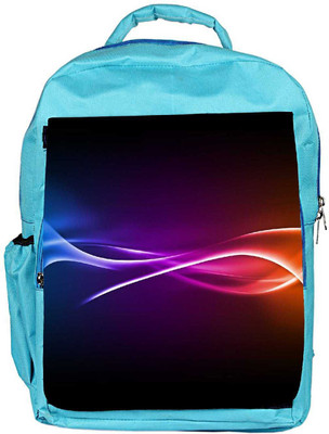 

Snoogg Eco Friendly Canvas Abstract Rays Pattern Designer Backpack Rucksack School Travel Unisex Casual Canvas Bag Bookbag Satchel 5 L Backpack(Blue)