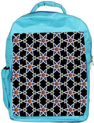 

Snoogg Eco Friendly Canvas Orange Star Pattern Designer Backpack Rucksack School Travel Unisex Casual Canvas Bag Bookbag Satchel 5 L Backpack(Blue)