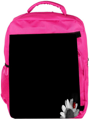 

Snoogg Eco Friendly Canvas White Sunflower Petal Designer Backpack Rucksack School Travel Unisex Casual Canvas Bag Bookbag Satchel 5 L Backpack(Pink)