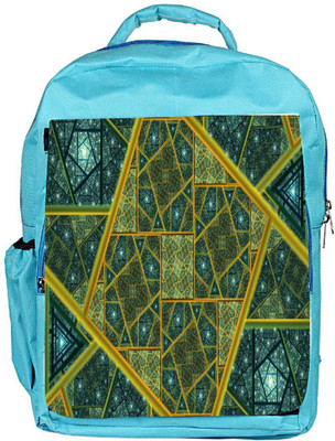 

Snoogg Eco Friendly Canvas Abstract Pattern Design Designer Backpack Rucksack School Travel Unisex Casual Canvas Bag Bookbag Satchel 5 L Backpack(Blue)