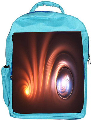 

Snoogg Eco Friendly Canvas Abstarct Curves Multicolor Designer Backpack Rucksack School Travel Unisex Casual Canvas Bag Bookbag Satchel 5 L Backpack(Blue)