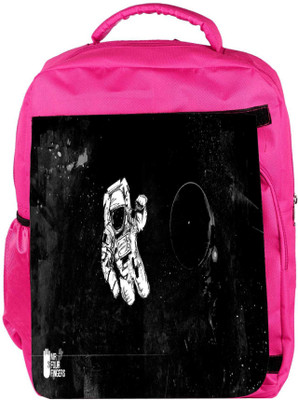 

Snoogg Eco Friendly Canvas Astronaut Designer Backpack Rucksack School Travel Unisex Casual Canvas Bag Bookbag Satchel 5 L Backpack(Pink)