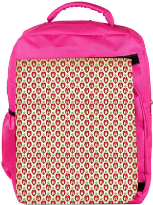 

Snoogg Eco Friendly Canvas Back To School Designer Backpack Rucksack School Travel Unisex Casual Canvas Bag Bookbag Satchel 5 L Backpack(Pink)
