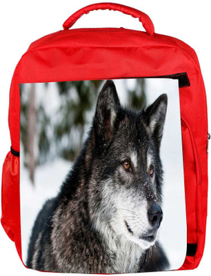 

Snoogg Eco Friendly Canvas Dogs In Snow Region Designer Backpack Rucksack School Travel Unisex Casual Canvas Bag Bookbag Satchel 5 L Backpack(Red)