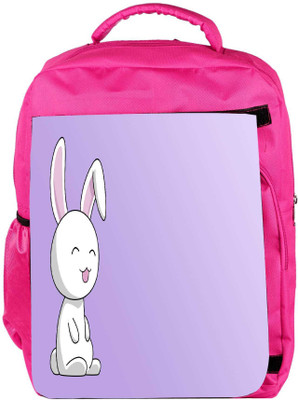 

Snoogg Eco Friendly Canvas Easter Bunny Designer Backpack Rucksack School Travel Unisex Casual Canvas Bag Bookbag Satchel 5 L Backpack(Pink)