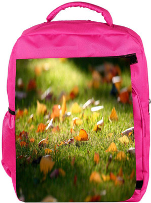 

Snoogg Eco Friendly Canvas Lake Side Forest Designer Backpack Rucksack School Travel Unisex Casual Canvas Bag Bookbag Satchel 5 L Backpack(Pink)
