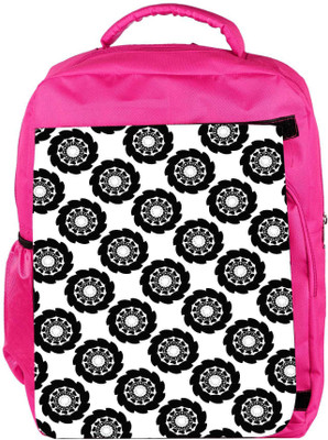 

Snoogg Eco Friendly Canvas Multiple Chakra Designer Backpack Rucksack School Travel Unisex Casual Canvas Bag Bookbag Satchel 5 L Backpack(Pink)