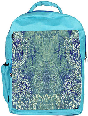 

Snoogg Eco Friendly Canvas Paisley Formation Backpack Rucksack School Travel Unisex Casual Canvas Bag Bookbag Satchel 5 L Backpack(Blue)