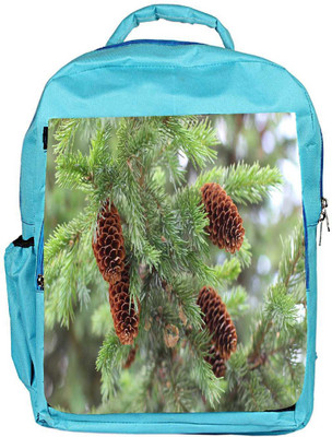 

Snoogg Eco Friendly Canvas Brown Flower Designer Backpack Rucksack School Travel Unisex Casual Canvas Bag Bookbag Satchel 5 L Backpack(Blue)