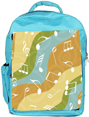 

Snoogg Eco Friendly Canvas White Music Designer Backpack Rucksack School Travel Unisex Casual Canvas Bag Bookbag Satchel 5 L Backpack(Blue)