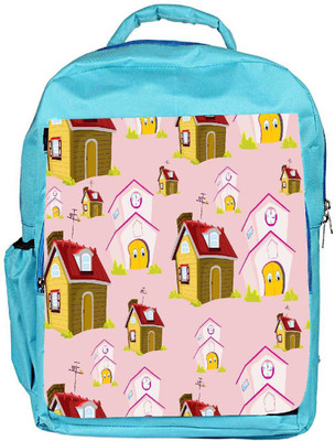 

Snoogg Eco Friendly Canvas Eyes Of House Designer Backpack Rucksack School Travel Unisex Casual Canvas Bag Bookbag Satchel 5 L Backpack(Blue)