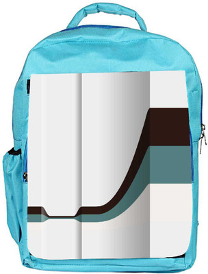 

Snoogg Eco Friendly Canvas Black Pathway In White Background Designer Backpack Rucksack School Travel Unisex Casual Canvas Bag Bookbag Satchel 5 L Backpack(Blue)