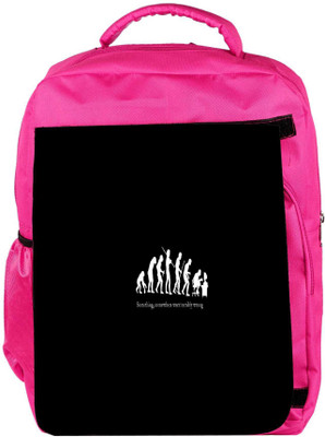 

Snoogg Eco Friendly Canvas Evolution Designer Backpack Rucksack School Travel Unisex Casual Canvas Bag Bookbag Satchel 5 L Backpack(Pink)