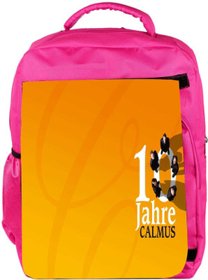 

Snoogg Eco Friendly Canvas 10 Jahre Calmus Designer Backpack Rucksack School Travel Unisex Casual Canvas Bag Bookbag Satchel 5 L Backpack(Pink)