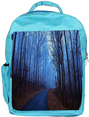 

Snoogg Eco Friendly Canvas Trees Without Leaves Designer Backpack Rucksack School Travel Unisex Casual Canvas Bag Bookbag Satchel 5 L Backpack(Blue)