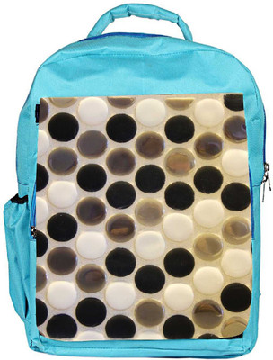 

Snoogg Eco Friendly Canvas Multicolor Spots Designer Backpack Rucksack School Travel Unisex Casual Canvas Bag Bookbag Satchel 5 L Backpack(Blue)