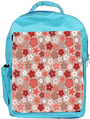 

Snoogg Eco Friendly Canvas Seamless Floral Pattern Flowers Texture Daisy Backpack Rucksack School Travel Unisex Casual Canvas Bag Bookbag Satchel 5 L Backpack(Blue)