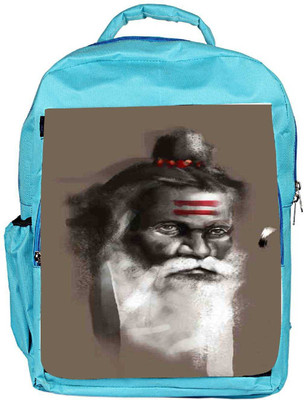 

Snoogg Eco Friendly Canvas Saadhu Grey 2782 Backpack Rucksack School Travel Unisex Casual Canvas Bag Bookbag Satchel 5 L Backpack(Blue)